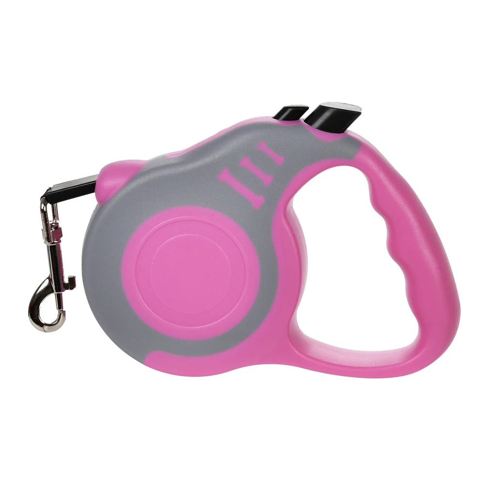3m-5m Dog Lead - Automatic Retractable Strong Nylon Traction Rope