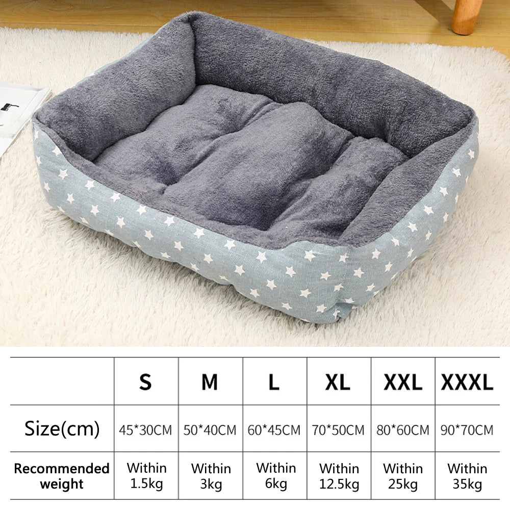 'Cambridge' Patterned Dog Beds With Fluffy Exterior & Designer Exterior