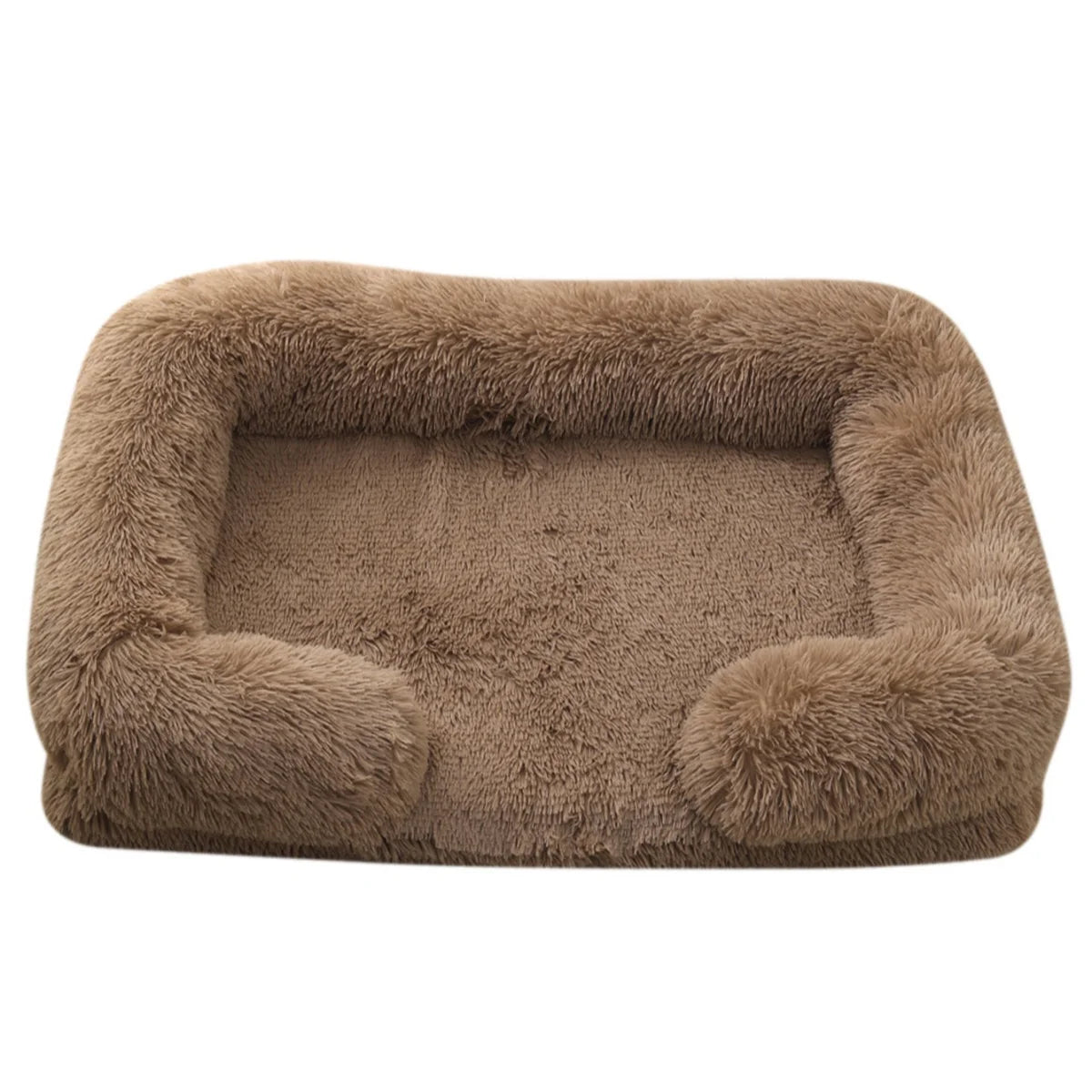 'Chelsea' Plush Dog Bed – Thick, Cozy, Removable Cover | Perfect Winter Sleep Haven