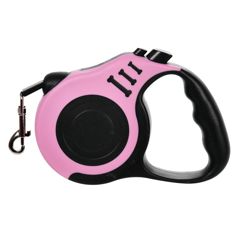 3m-5m Dog Lead - Automatic Retractable Strong Nylon Traction Rope