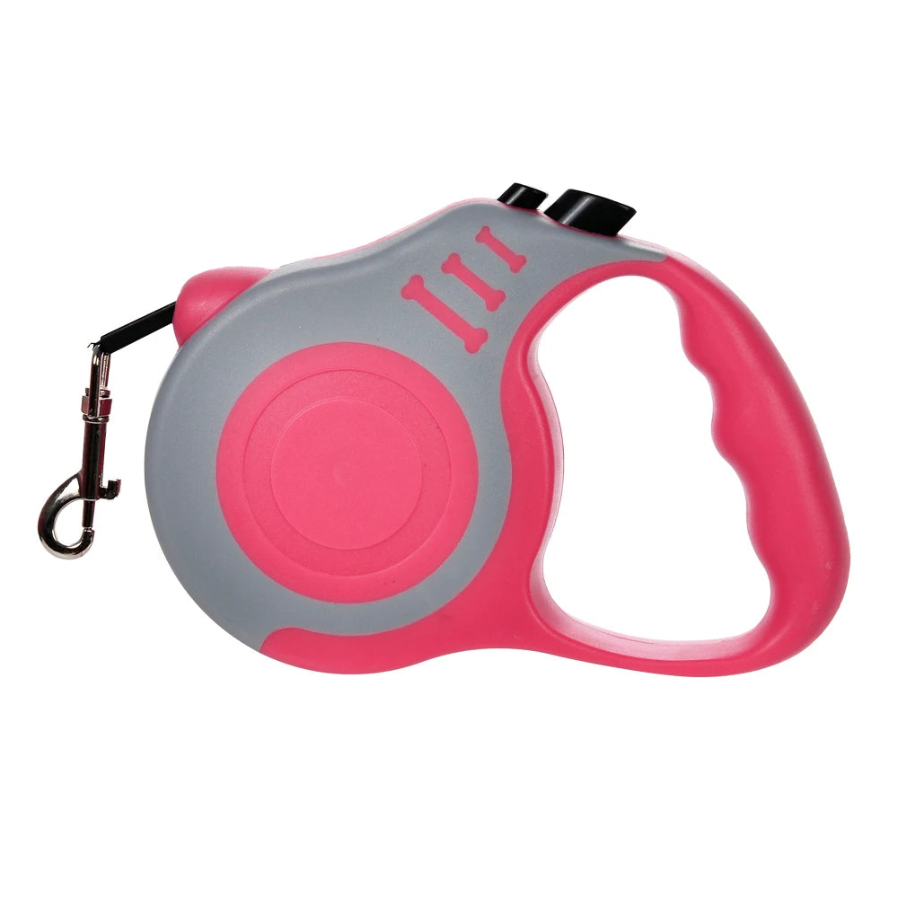 3m-5m Dog Lead - Automatic Retractable Strong Nylon Traction Rope