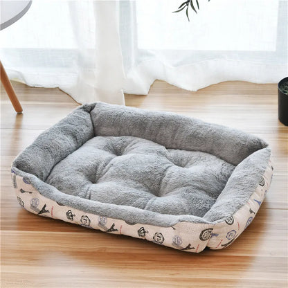 Fluffy Plush Pet Bed – Thick Padding, Ultra Cozy, Washable - Huge Color Combo To Choose From