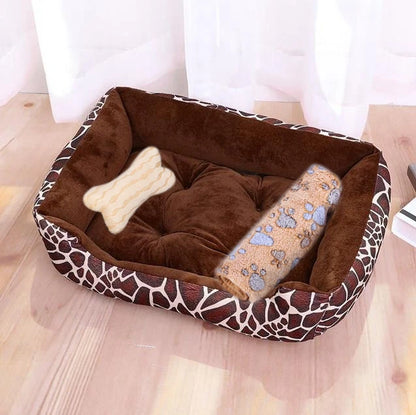Fluffy Plush Pet Bed – Thick Padding, Ultra Cozy, Washable - Huge Color Combo To Choose From