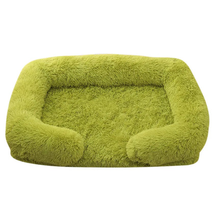 Fluffy Plush Pet Bed – Thick Padding, Ultra Cozy, Removable & Washable Cover