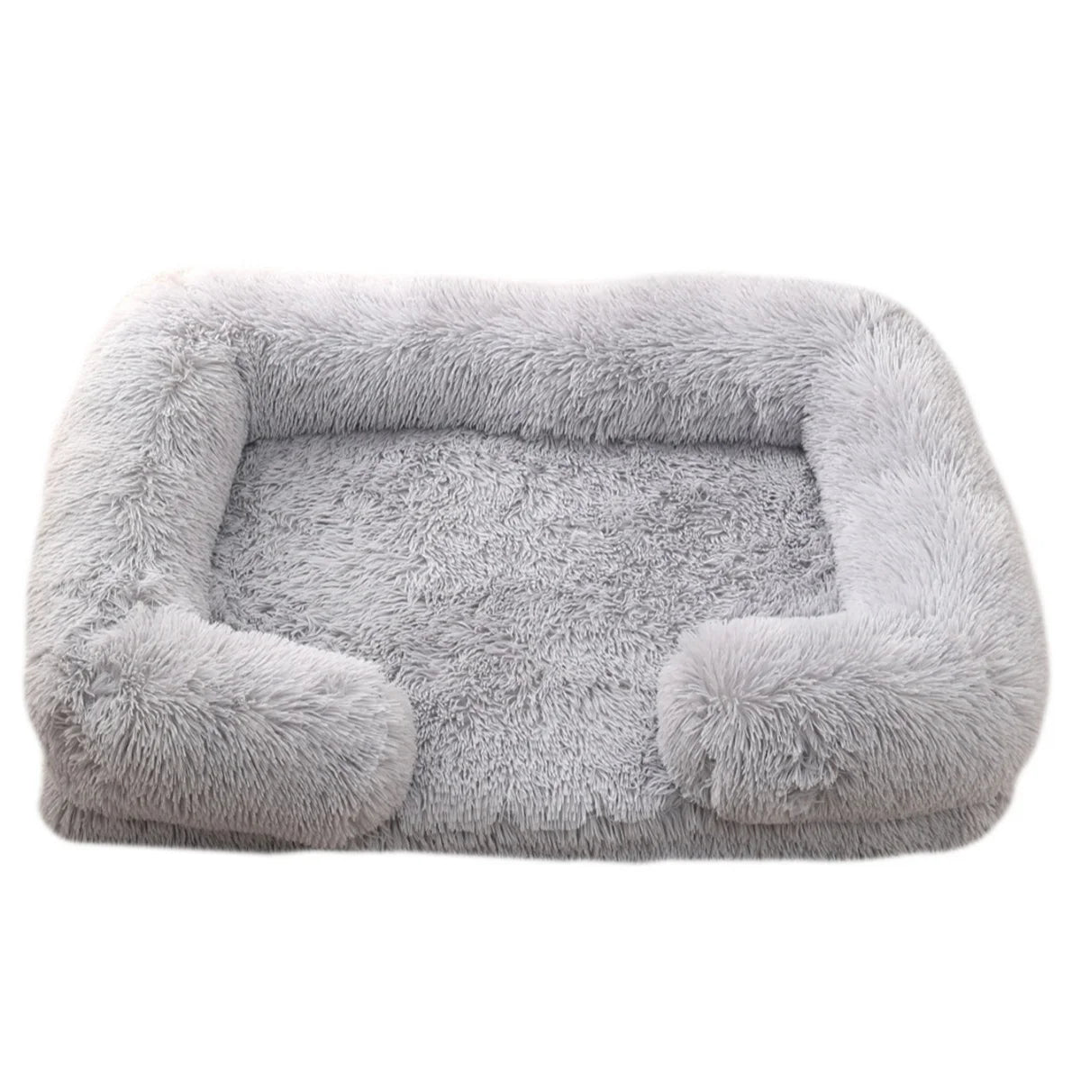 'Chelsea' Plush Dog Bed – Thick, Cozy, Removable Cover | Perfect Winter Sleep Haven