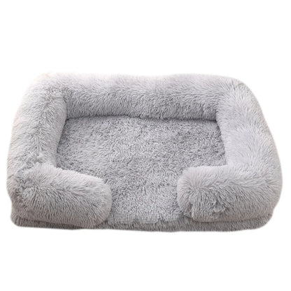 'Chelsea' Plush Dog Bed – Thick, Cozy, Removable Cover | Perfect Winter Sleep Haven