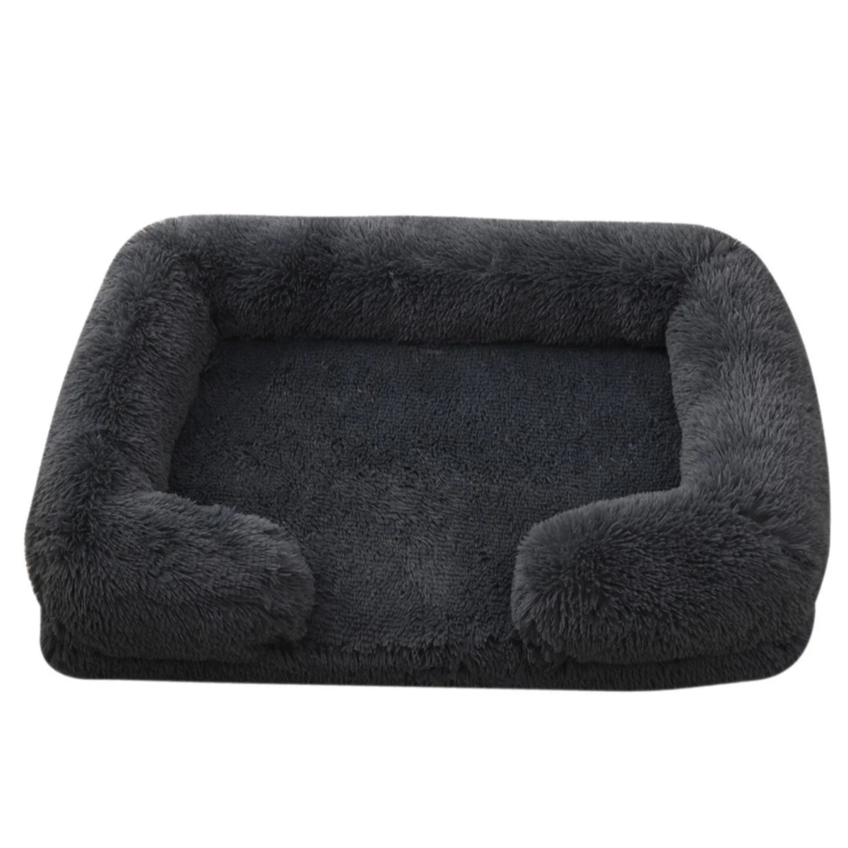 'Chelsea' Plush Dog Bed – Thick, Cozy, Removable Cover | Perfect Winter Sleep Haven