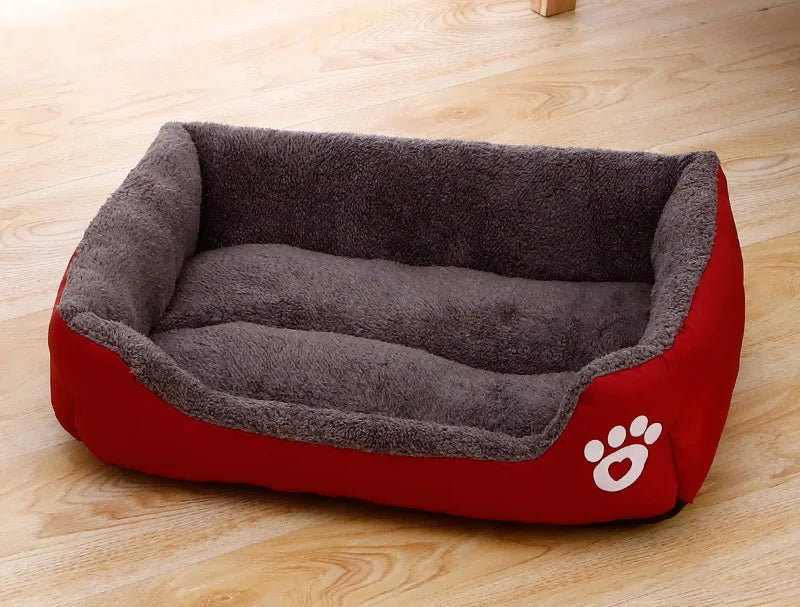 Fluffy Plush Pet Bed – Thick Padding, Ultra Cozy, Washable - Huge Color Combo To Choose From