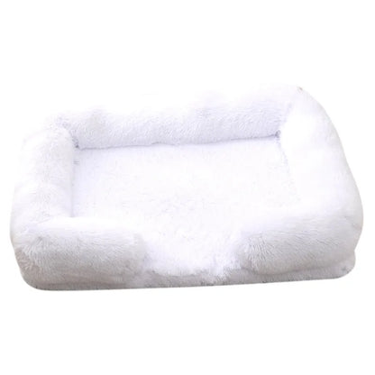Fluffy Plush Pet Bed – Thick Padding, Ultra Cozy, Removable & Washable Cover