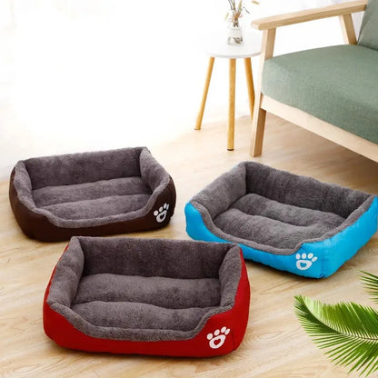Fluffy Plush Pet Bed – Thick Padding, Ultra Cozy, Washable - Huge Color Combo To Choose From