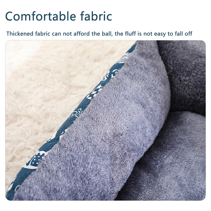 'Cambridge' Patterned Dog Beds With Fluffy Exterior & Designer Exterior