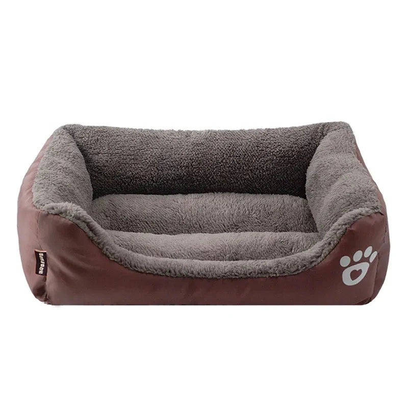 Fluffy Plush Pet Bed – Thick Padding, Ultra Cozy, Washable - Huge Color Combo To Choose From
