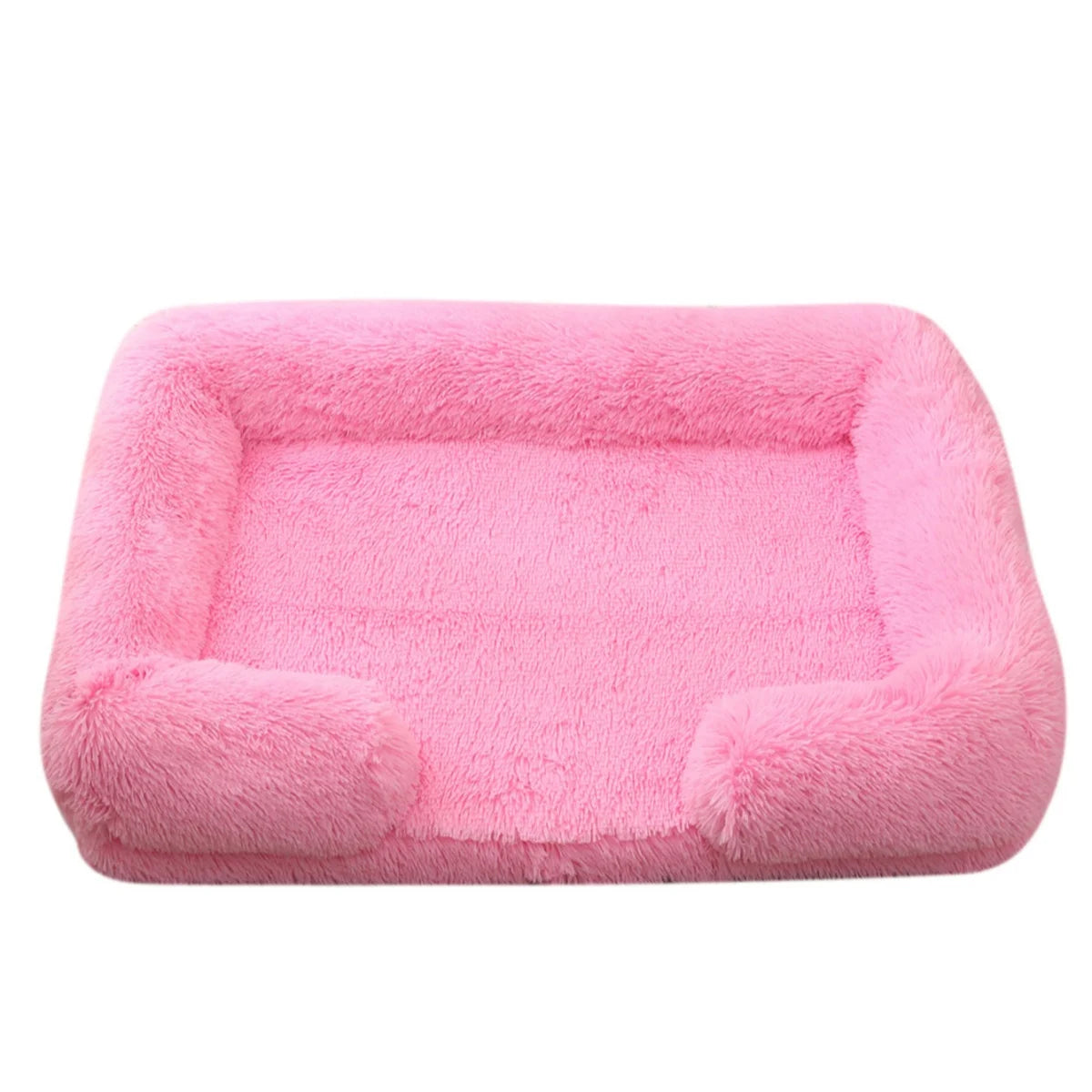 'Chelsea' Plush Dog Bed – Thick, Cozy, Removable Cover | Perfect Winter Sleep Haven