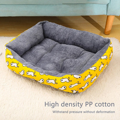 'Cambridge' Patterned Dog Beds With Fluffy Exterior & Designer Exterior