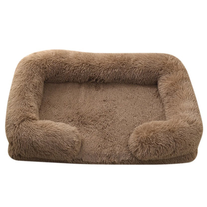 'Chelsea' Plush Dog Bed – Thick, Cozy, Removable Cover | Perfect Winter Sleep Haven