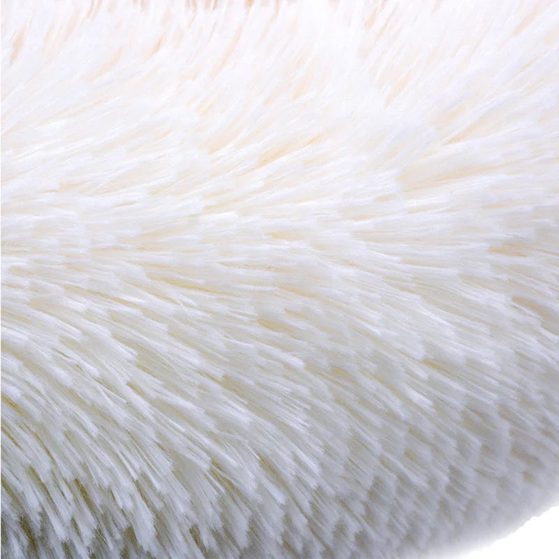 Fluffy Plush Pet Bed – Thick Padding, Ultra Cozy, Removable & Washable Cover