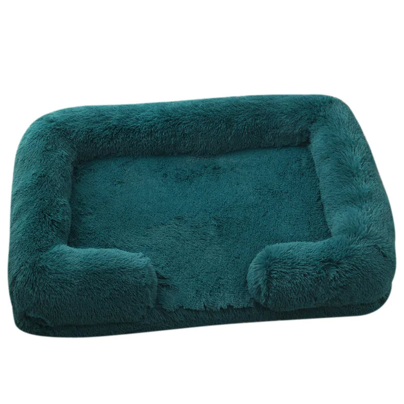 Fluffy Plush Pet Bed – Thick Padding, Ultra Cozy, Removable & Washable Cover
