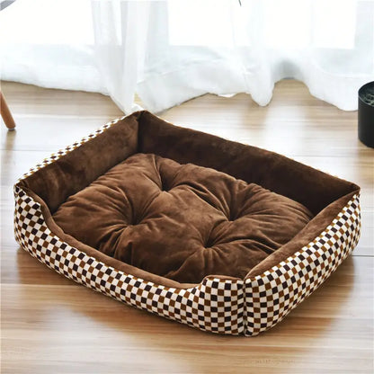 Fluffy Plush Pet Bed – Thick Padding, Ultra Cozy, Washable - Huge Color Combo To Choose From
