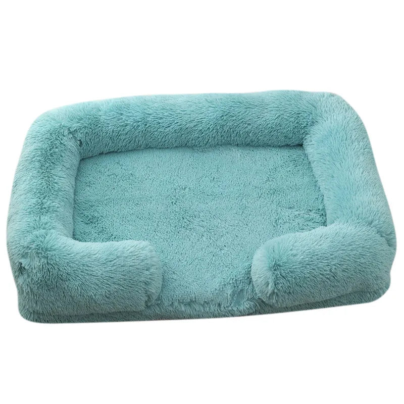Fluffy Plush Pet Bed – Thick Padding, Ultra Cozy, Removable & Washable Cover