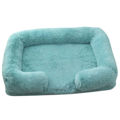 Fluffy Plush Pet Bed – Thick Padding, Ultra Cozy, Removable & Washable Cover