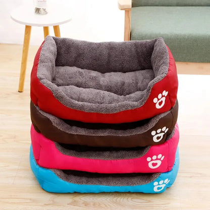 Fluffy Plush Pet Bed – Thick Padding, Ultra Cozy, Washable - Huge Color Combo To Choose From