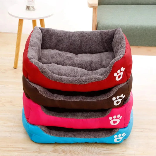 Fluffy Plush Pet Bed – Thick Padding, Ultra Cozy, Washable - Huge Color Combo To Choose From