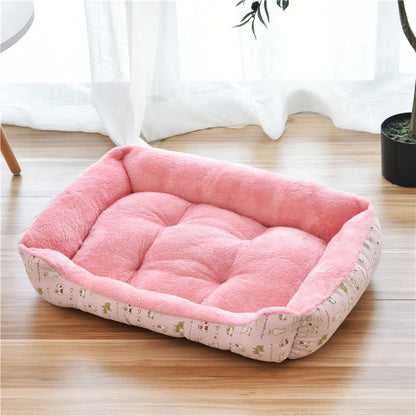 Fluffy Plush Pet Bed – Thick Padding, Ultra Cozy, Washable - Huge Color Combo To Choose From