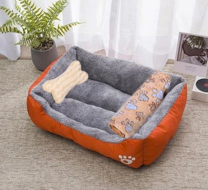 Fluffy Plush Pet Bed – Thick Padding, Ultra Cozy, Washable - Huge Color Combo To Choose From